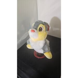 11" VINTAGE DISNEY - Bambi Movie (THUMPER) Plush Stuffed Animal Bunny Rabbit X1